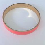 J. Crew Jewelry | J.Crew Peach Enamel Gold Bracelet | Color: Orange/Pink | Size: Os