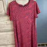 Lularoe Dresses | Euc Lularoe Irma Small | Color: Blue/Red | Size: S