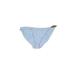 Calvin Klein Swimsuit Bottoms: Blue Print Swimwear - Women's Size 8