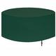 Garden Furniture Covers, Round Patio Furniture Set Covers Waterproof, Windproof, Anti-UV, Tear-Resistant 420D Oxford Outdoor Garden Table and Chair Cover - Green (300x75cm)