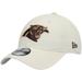 Men's New Era Natural Carolina Panthers Core Classic II 9TWENTY Adjustable Hat