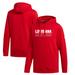 Men's adidas Cardinal Louisiana Ragin' Cajuns Fleece Pullover Hoodie