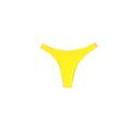 Swimsuit Bottoms: Yellow Print Swimwear - Women's Size Medium