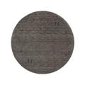 Tapis en laine rond gris D 200