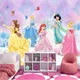 Milofi-Papier peint de dessin animé 3D personnalisé pour enfants peinture murale de princesse de