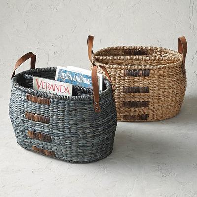 Genevieve Carry-all Basket - Indigo (New) - Frontgate