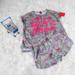 Disney Pajamas | Disney Minnie Mouse 2 Pc Pajama Set Gray Size 4 | Color: Gray | Size: 4g