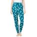 Plus Size Women's Relaxed Pajama Pant by Dreams & Co. in Dark Turq Dragonfly (Size 38/40) Pajama Bottoms