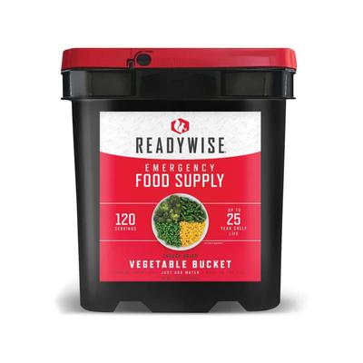 ReadyWise Freeze Dried Vegetable Bucket 120 Servings RW40-62120