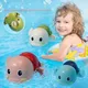 Jouet Aquatique Classique en Forme de Tortue de Dessin Animé pour Bébé Jeu de Bain de Plage pour
