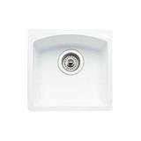 Blanco 440205 Diamond White Granite Drop-in/Undermount Kitchen Sink