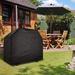 limerenc BBQ Grill Cover - Fits up to 23", Polyester in Black/Gray | 26 H x 22.5 W x 66.5 D in | Wayfair JX037-1-13