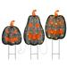 The Holiday Aisle® 3 Piece Pre-Lit Jack-O-Lantern Garden Stakes Set in Black | 35 H x 12 W x 3 D in | Wayfair 6D93F831F1D9490E9EA1F9B72F0A86B2