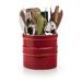Winston Porter Oversized Utensil Crock Ceramic in Red | 7.5 H x 7.5 W x 7.5 D in | Wayfair 1E065E7BE8B34C71B7A3B931E7174147