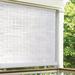 Symple Stuff Semi-Sheer Indoor/Outdoor Roll-Up Shade, Stainless Steel | 72 H x 48 W x 0.5 D in | Wayfair 1778623C495A40A98DB07DBF1C8BCC65