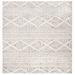 Gray/White 144 x 0.39 in Indoor Area Rug - Union Rustic Hailee Southwestern Ivory/Gray Area Rug | 144 W x 0.39 D in | Wayfair