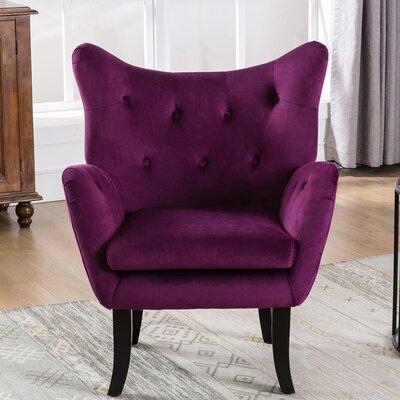 Best Ing Rosdorf Park Velvet, Wayfair Accent Chairs With Wood Arms