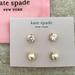 Kate Spade Jewelry | Kate Spade Rise And Shine Diamond And Pearl Stud Earrings | Color: Gold/White | Size: Os