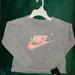 Nike Shirts & Tops | Girls Nike Top | Color: Gray/Pink | Size: 6xg