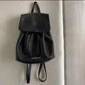 Victoria's Secret Bags | Black Faux Leather Backpack | Victoria’s Secret | Color: Black | Size: Os