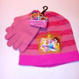 Disney Accessories | Disney Princess Hat And Gloves Set | Color: Pink | Size: Osg