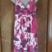 American Eagle Outfitters Dresses | American Eagle Floal Mini Dress Sundress Medium | Color: Pink/White | Size: M