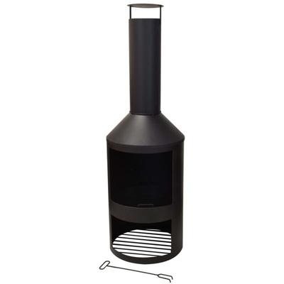 Progarden - Outdoor-Ofen mit Schornstein Metall 134 cm Image