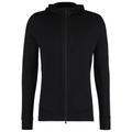 Icebreaker - Quantum III L/S Zip Hood - Merinojacke Gr L schwarz