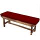 Waterproof Garden Bench Cushion Pads 100cm,2/3 Seater Bench Seat Cushion Pad 120cm 150cm for Patio Furniture Swing Chair Indoor Outdoor (150 * 45 * 5cm,Dark Red)
