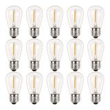 Newhouse Lighting 1 Watt (11 Watt Equivalent), S14 LED Dimmable Light Bulb, (2700K) E26/Medium (Standard) Base in White | 4.13 H x 1.7 W in | Wayfair