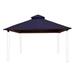 Riverstone Industries 14 Ft. W x 14 Ft. D Roof in Blue | 49 H x 168 W x 168 D in | Wayfair AGK14-SD ADMIRAL NAVY