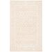 White 36 x 0.39 in Indoor Area Rug - Bungalow Rose Pezanetti Geometric Handmade Tufted Wool Orange/Ivory Area Rug Wool | 36 W x 0.39 D in | Wayfair