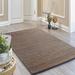 Blue/Brown 117 x 0.4 in Area Rug - Rosecliff Heights Morey Geometric Handmade Area Rug | 117 H x 0.4 D in | Wayfair