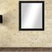 Latitude Run® Miami Accent Mirror Wood in Black | 29 H x 20 W x 0.75 D in | Wayfair 76742D11EE0D443EAB94BFF5B50DBD62