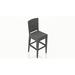 Wade Logan® Suffern 29" Patio Bar Stool w/ Cushion, Wicker in Gray | 43.25 H x 16.5 W x 20.5 D in | Wayfair 36C80DBBAC7548A5A81B1A690BE59754