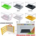 Boîte d'exposition 3 étapes/boîte anti-poussière blocs de chiffres boîte d'affichage Portable