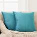 Deconovo Velvet Soft Throw Pillow Covers 2 PCS(Cover Only)