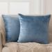 Deconovo Velvet Soft Throw Pillow Covers 2 PCS(Cover Only)