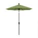 California Umbrella 7.5' Rd. Aluminum/Fiberglass Rib Patio Umb, Deluxe Crank Lift/Collar Tilt, Bronze Finish, Sunbrella Fabric