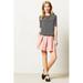Anthropologie Skirts | Anthropologie Maeve Ballad Swing Pleated Skirt | Color: Black/Pink | Size: S
