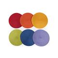 Excelsa Round Set of 6 Placemats, Multicoloured, Diameter: 36 cm, Pack of 6