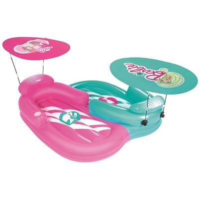 Aufblasbare Doppelmatratze Bestway Barbie Parasol 178x170 cm Satz von zwei Matratzen Image
