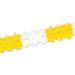 Club 12 Bright Yellow White Festive Pageant Garl Decorations 14.5'