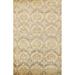 Indoor/ Outdoor Oriental Abstract Area Rug Hand-knotted Office Carpet - 5'8" x 8'7"