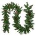 9' x 12" Green Pine and Pine Cones Artificial Christmas Garland, Unlit