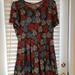 Lularoe Dresses | Lularoe Amelia Xl | Color: Blue/Red | Size: Xl