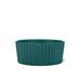 Teal Ripple Ceramic Matte Dog Bowl, 8 Cup, Large, Green