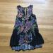Free People Dresses | Free People Floral Swing Dress | Color: Gray | Size: Xs