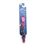 The Dreamer Magenta Floral Breakaway Large & X-Large Cat Collar, One Size Fits All, Multi-Color
