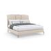 Caracole Classic Un-Deux-Trois Platform Bed Wood & /Upholstered/Polyester in Brown | 60 H x 68.5 W x 88 D in | Wayfair CLA-020-103